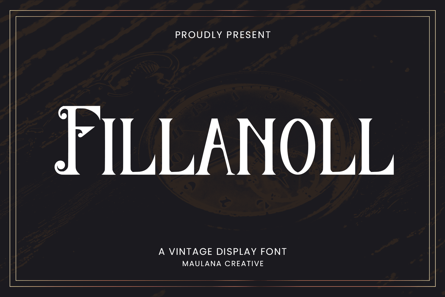 Fillanoll Vintage Display Font DX7356K