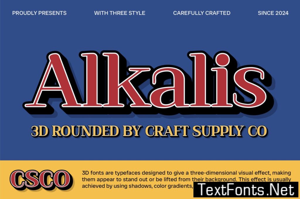 Alkalis Rounded 3D HYWBXTL