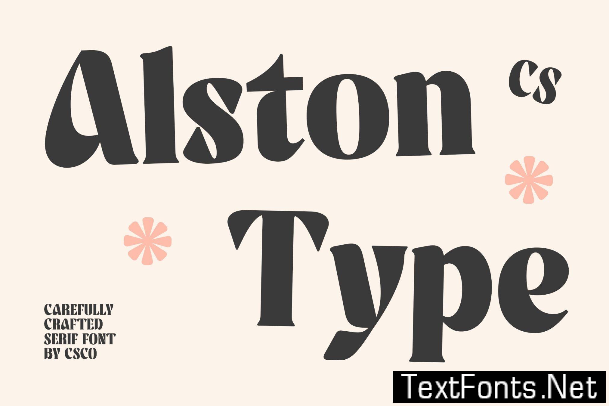 CS Alston – Bold Font T2HHYAC