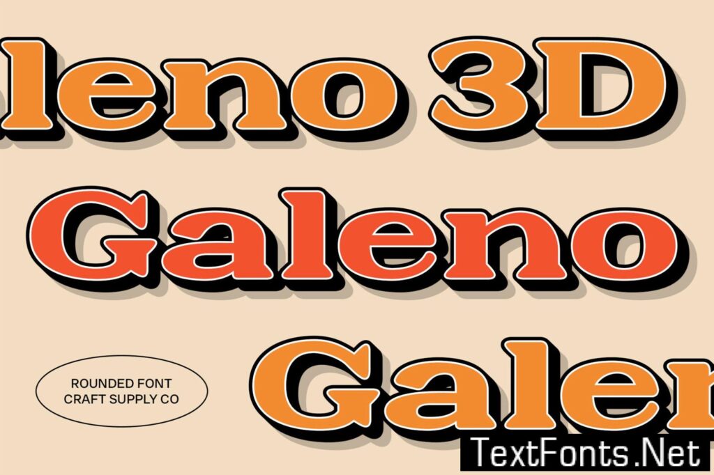 Galeno Rounded 3D VQSLGTG