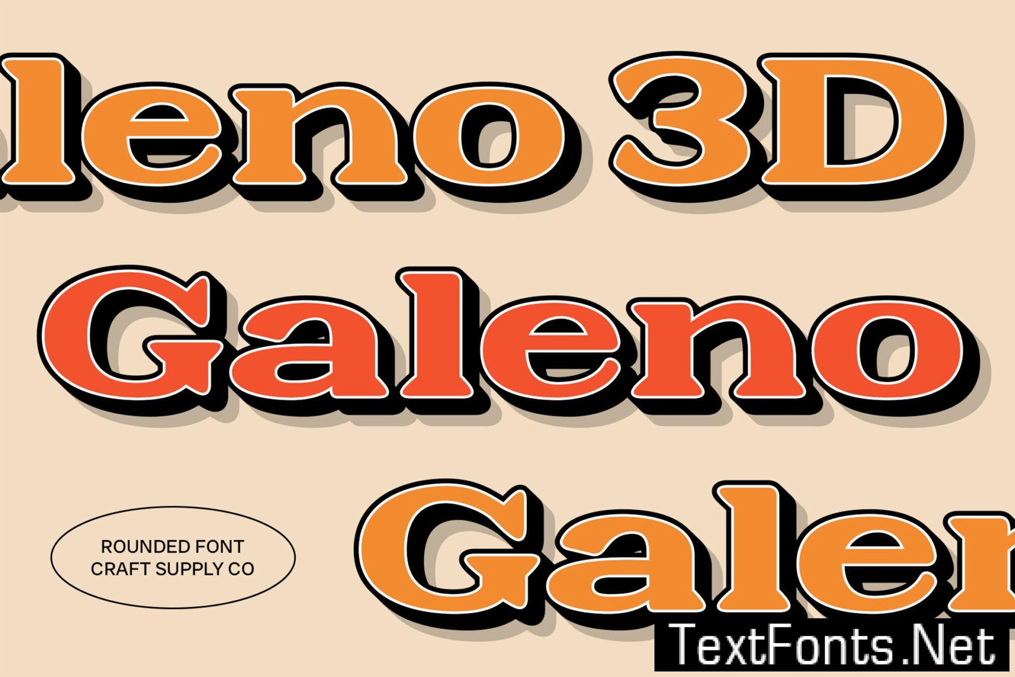 Galeno Rounded 3D VQSLGTG