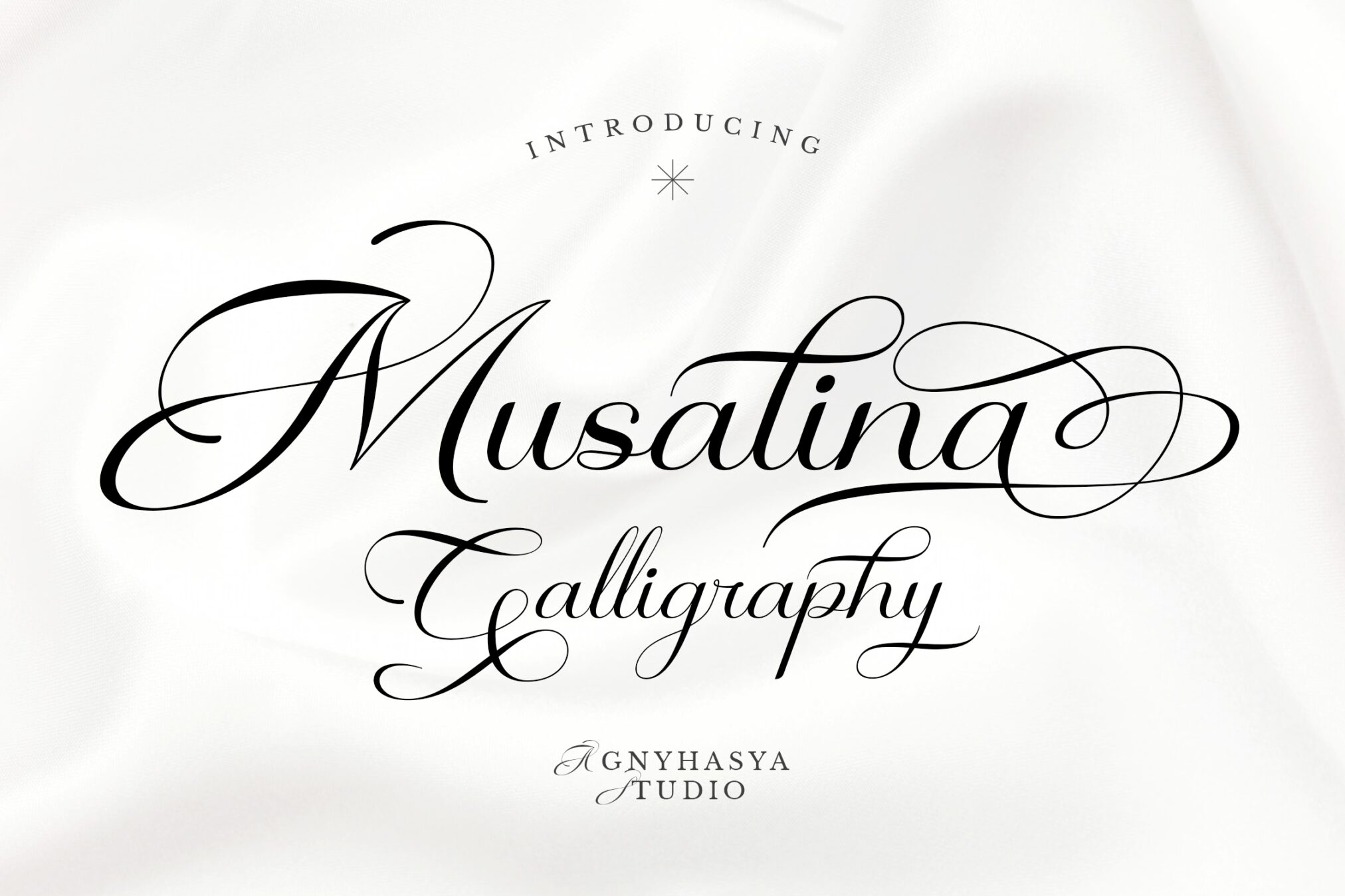 Musalina Calligraphy Script 2Y6HLH9