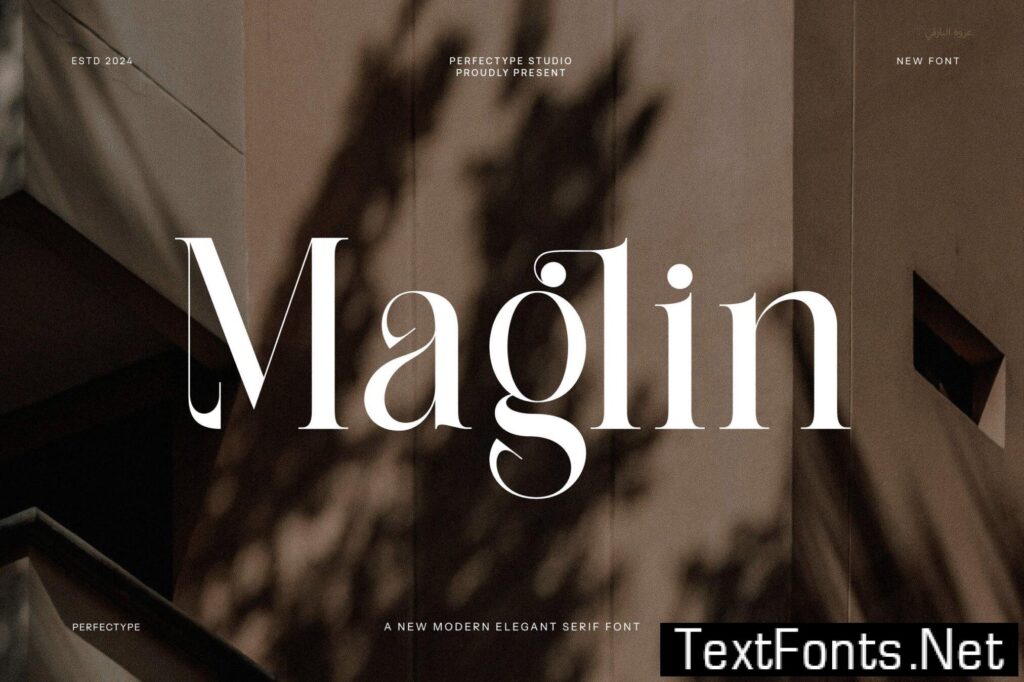 Maglin Modern Serif Font XNXCZJM