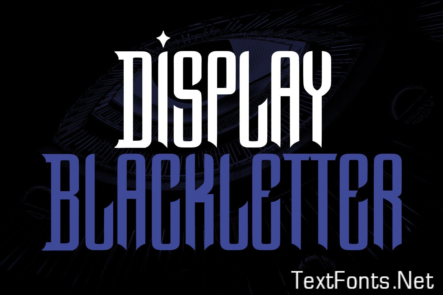 Angel Fist Blackletter Font SWHAV6C