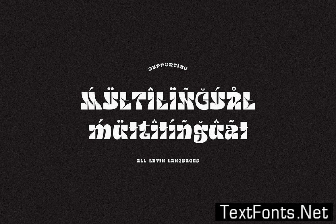 Bouchery - Bold Display Font YDRAWUX