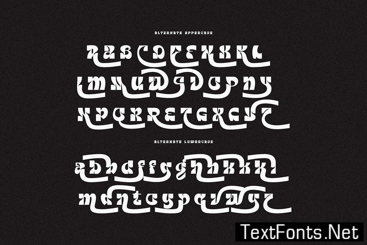 Bouchery - Bold Display Font YDRAWUX