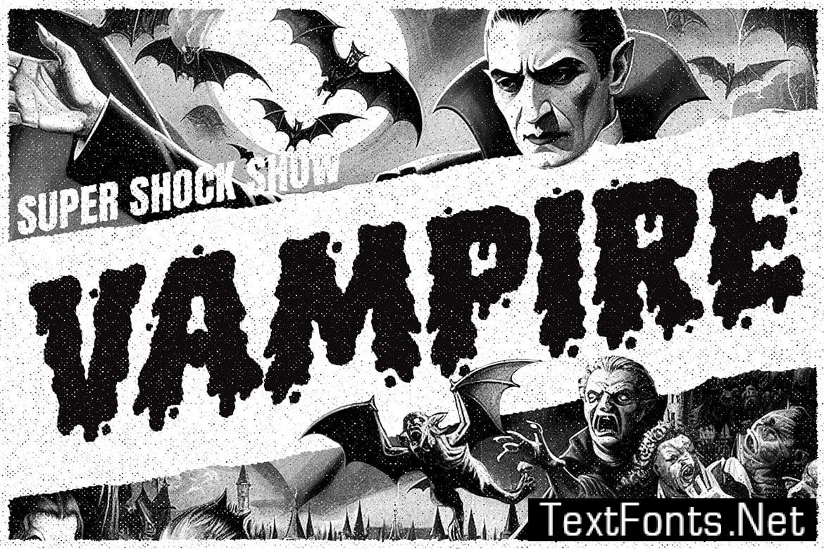 Creepy Bloody a Playful Horror Font HRQERF5