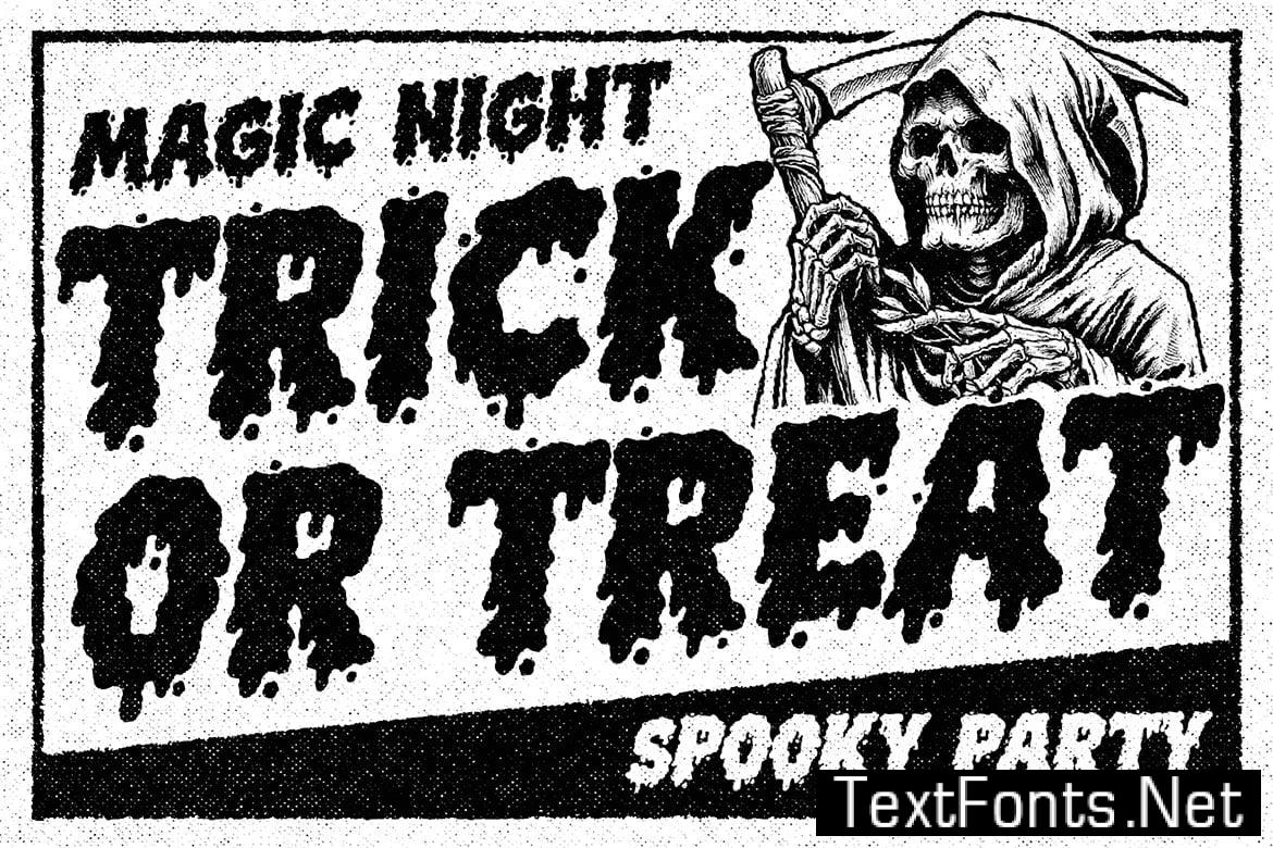 Creepy Bloody a Playful Horror Font HRQERF5