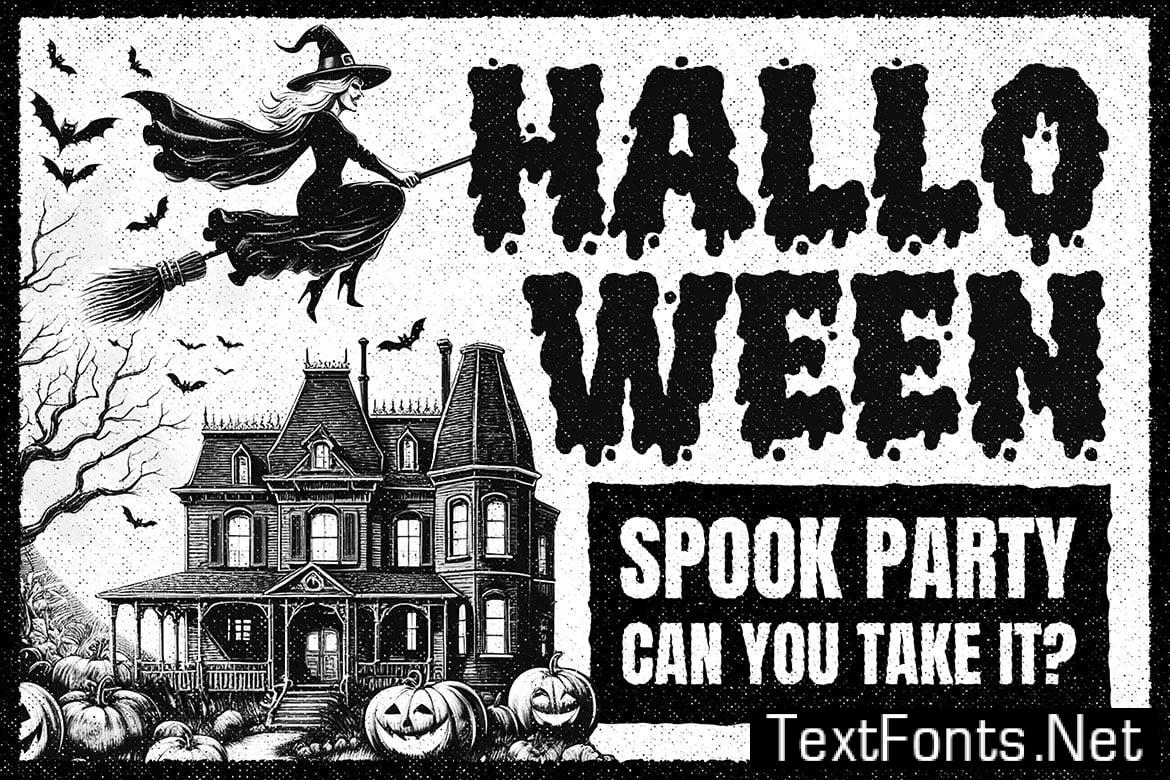 Creepy Bloody a Playful Horror Font HRQERF5