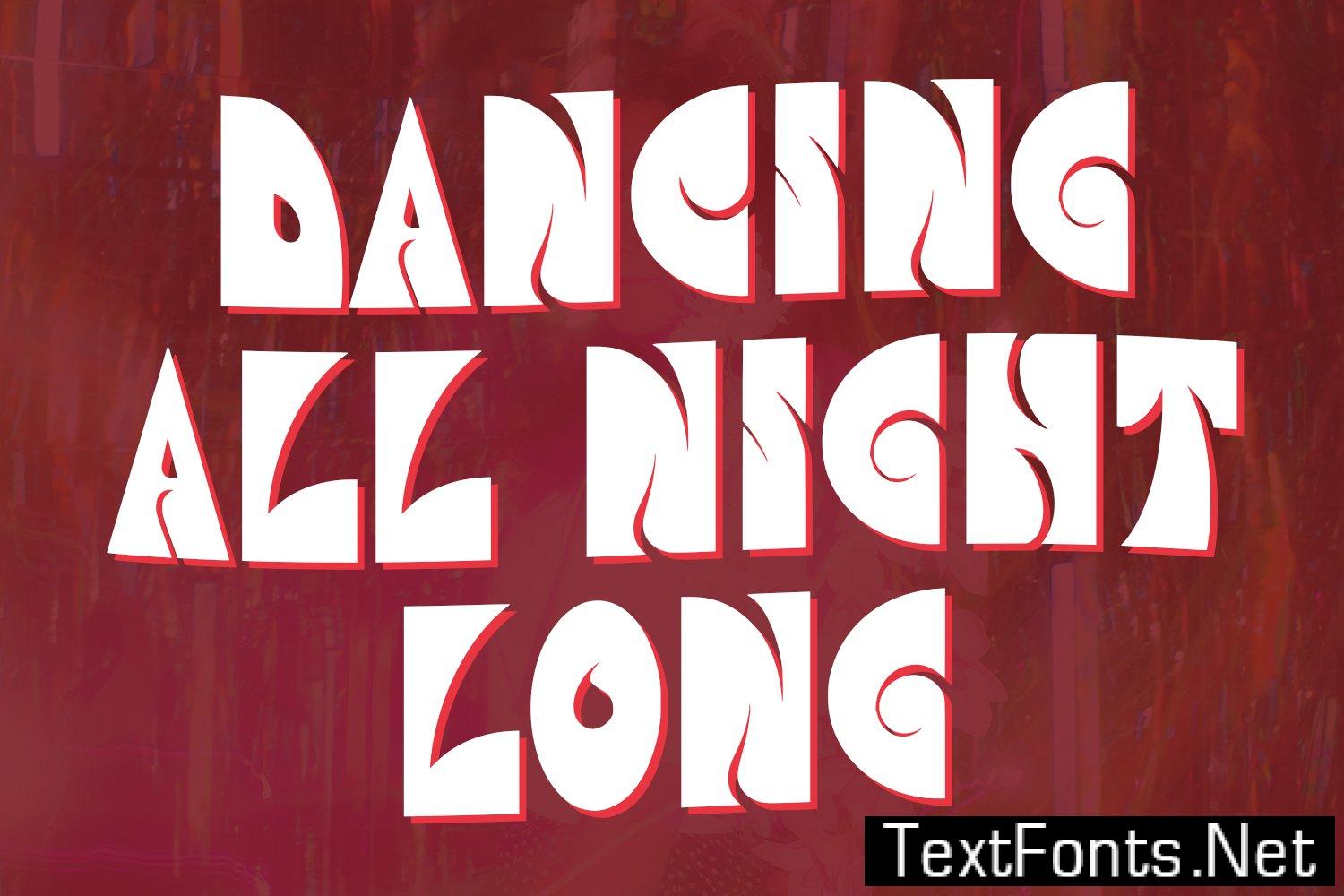 Flanoe Psychedelic Font 98YMR7K