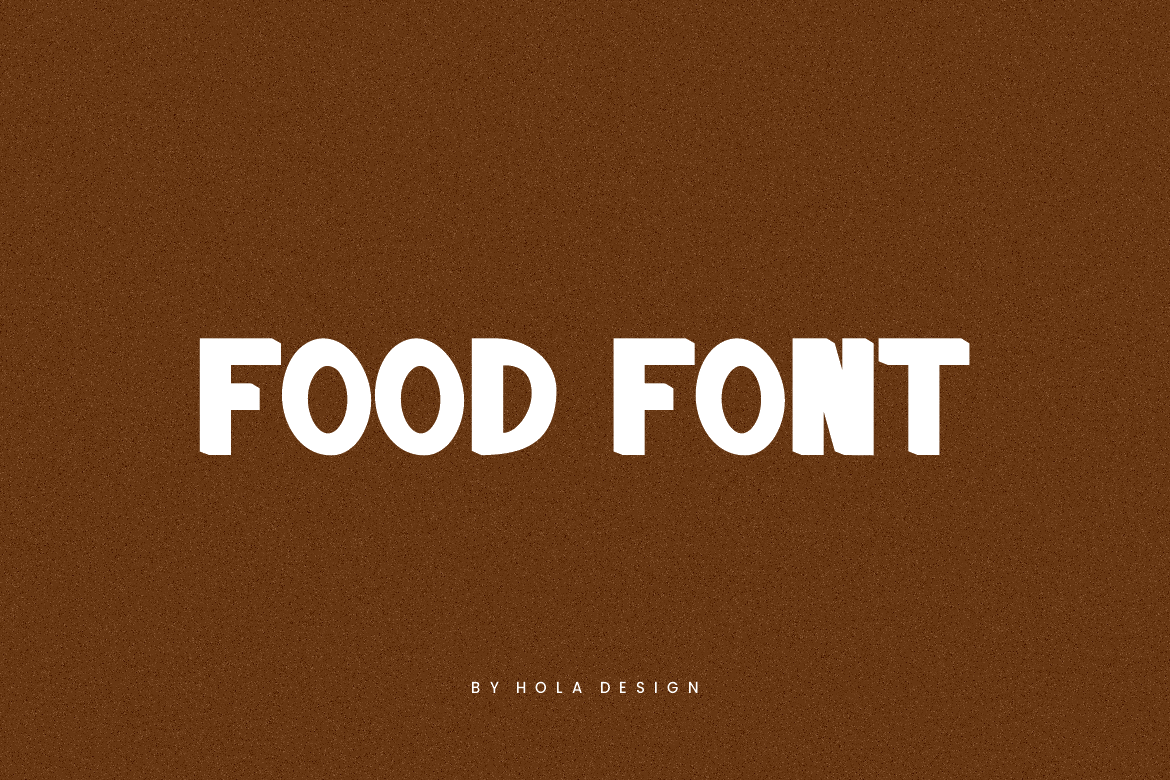 Geshalk Food Font YL2SJBD
