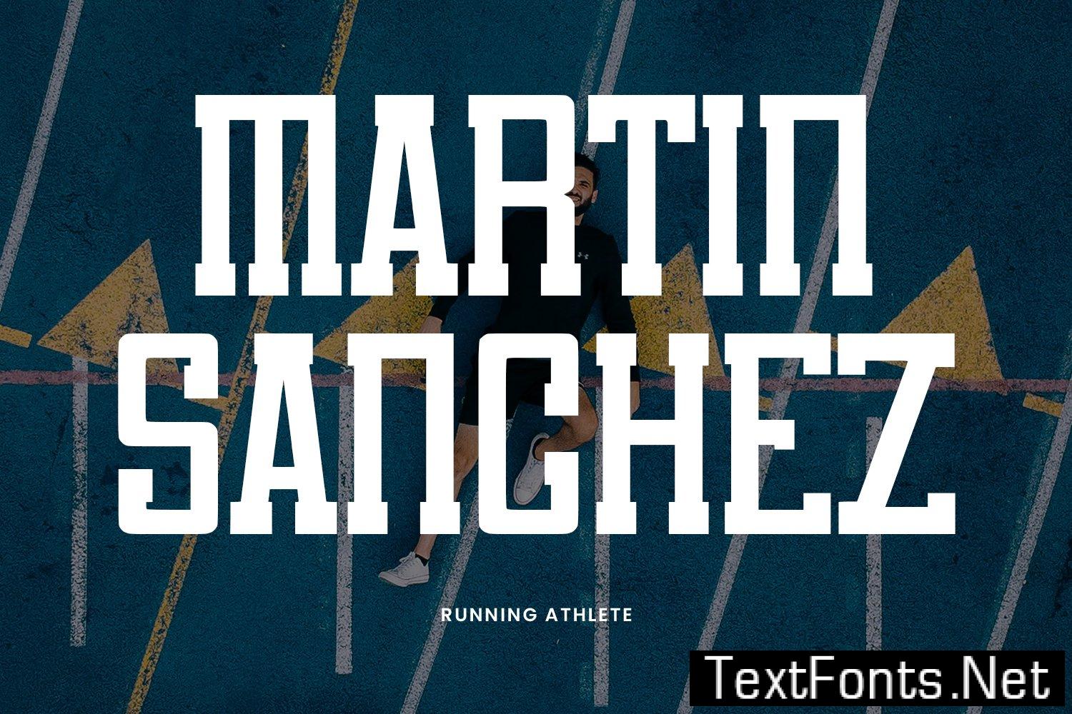 Kick Line Sport Display Font 34QDJWC
