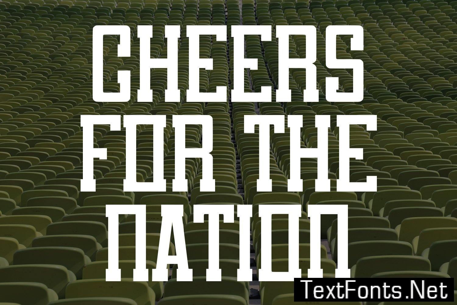 Kick Line Sport Display Font 34QDJWC