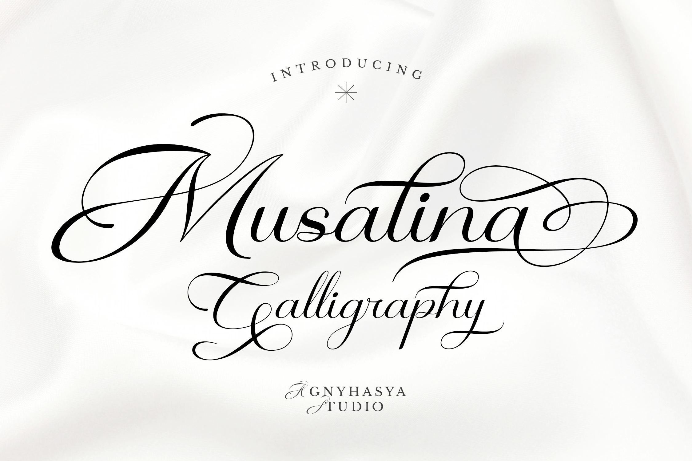 Musalina Calligraphy Script 2Y6HLH9