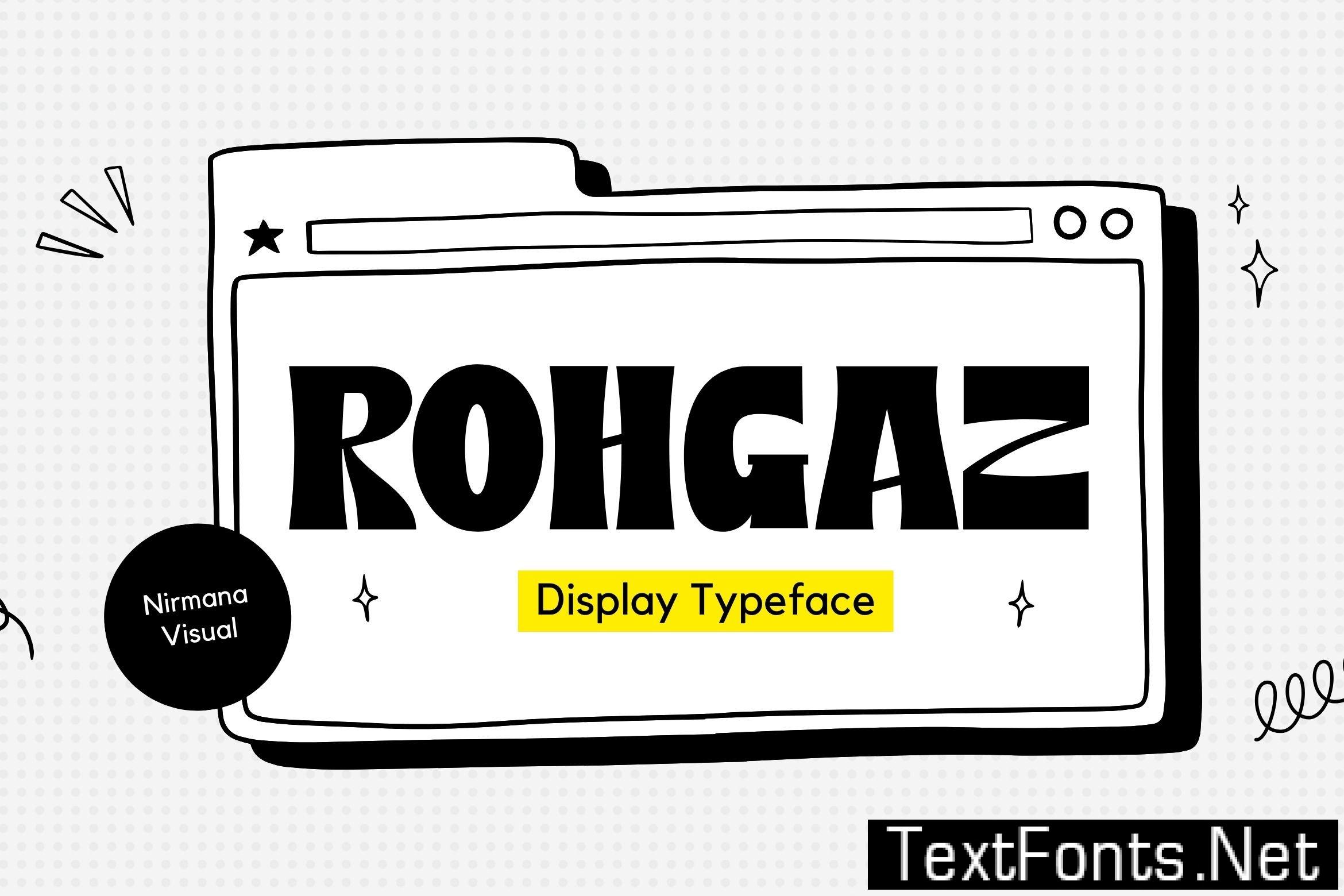 Rohgaz - Logo Bold Font YBXP4NB