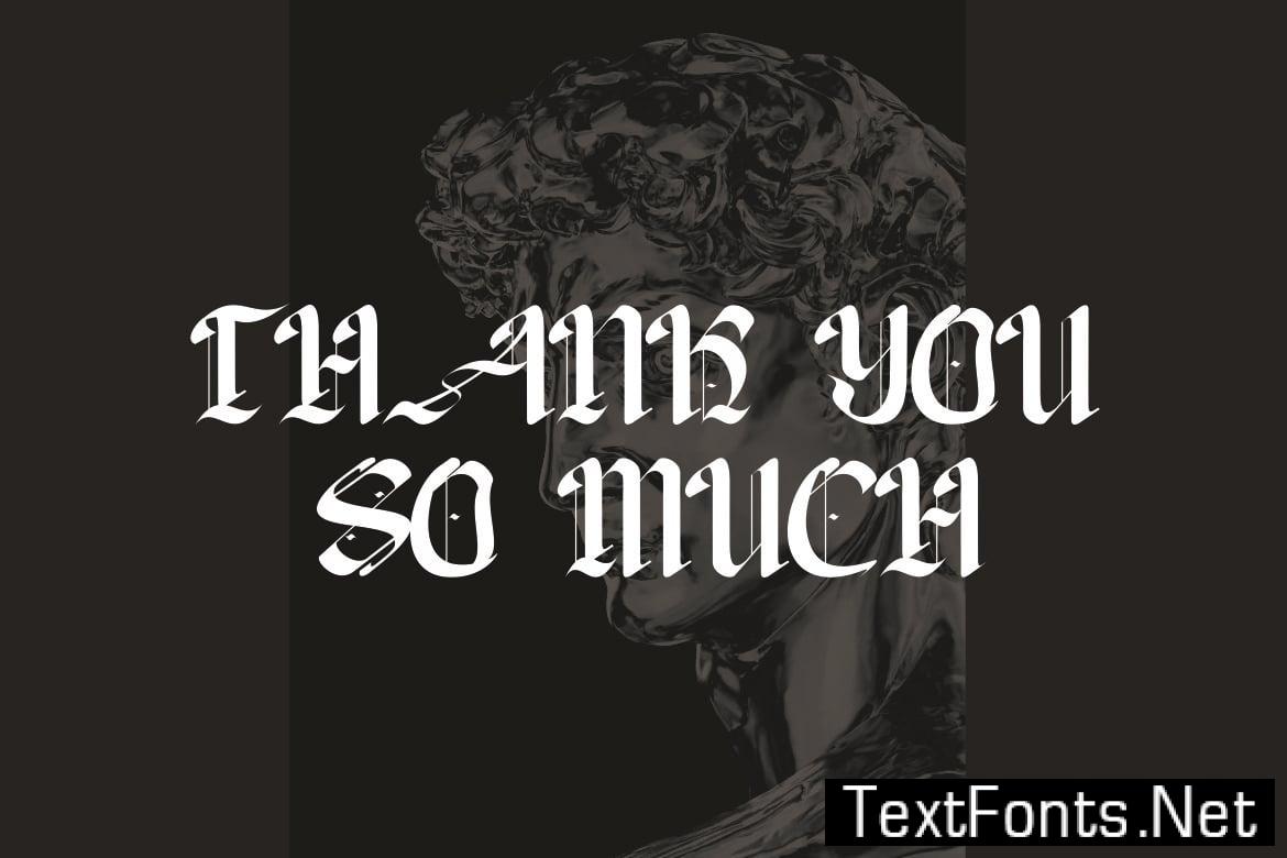 Skryber - Black letter Font 9NRTDMN