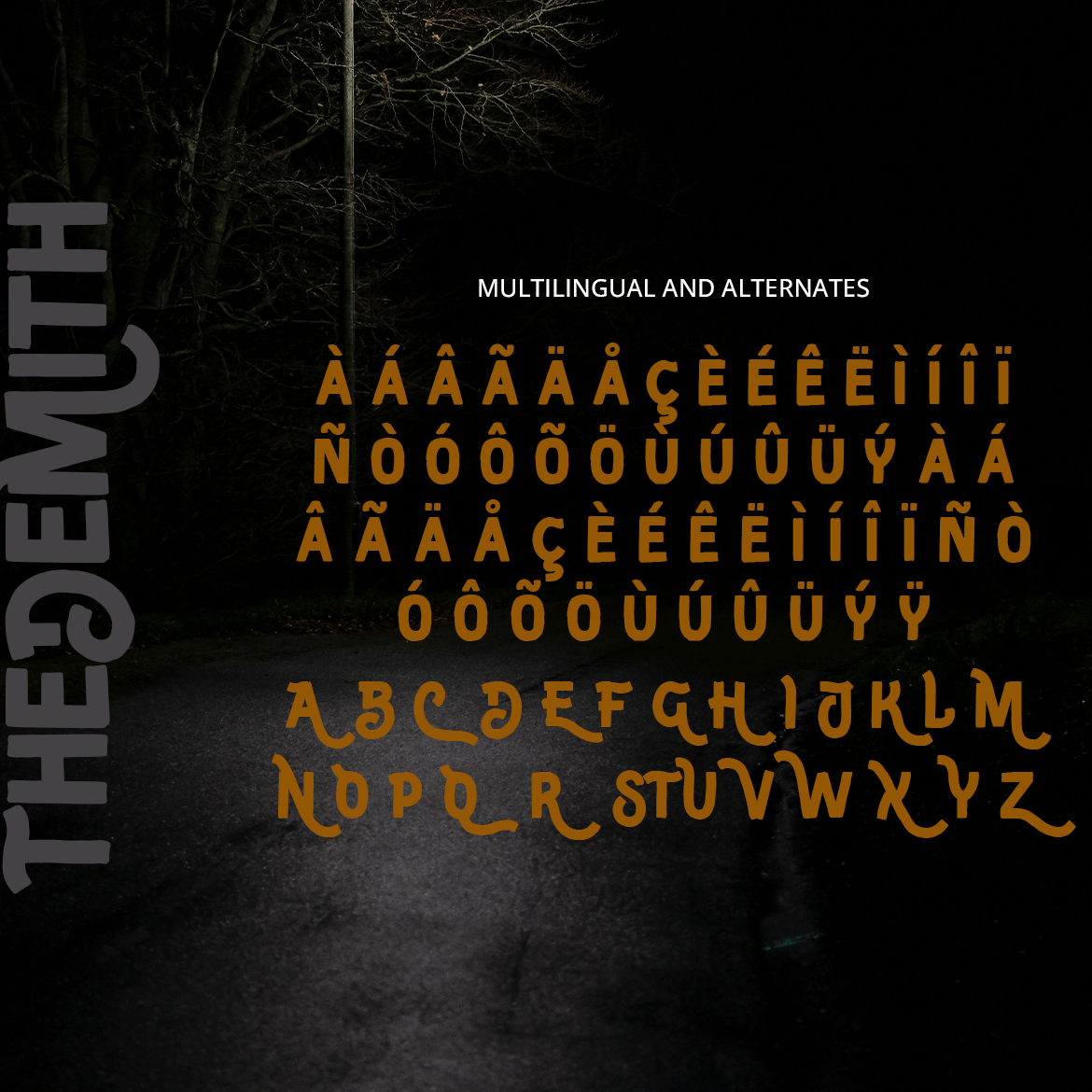 Thedemith - A Display Font HS55M2L